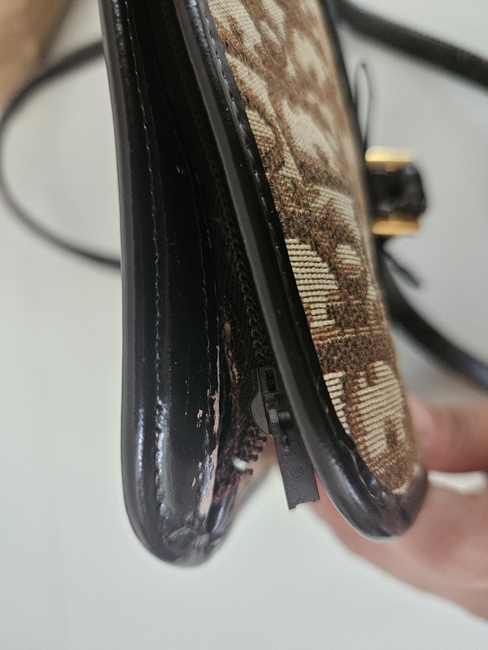 DIOR- Vintage Trotter Shoulder Bag - Picture 14 of 14